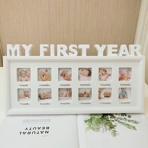 12 Months Souvenirs PVC Photo Frame Show Desktop