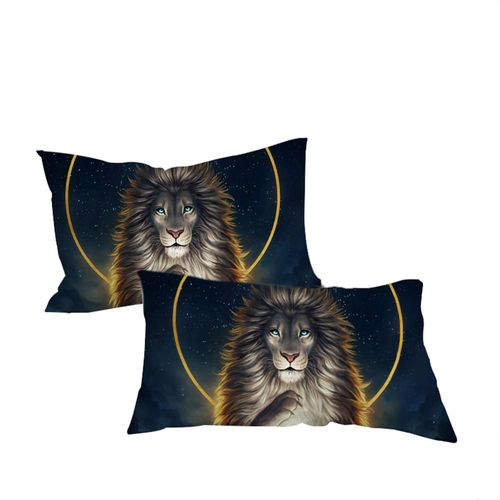 Soul Keeper by JoJoesArt Pillowcase Lion God In