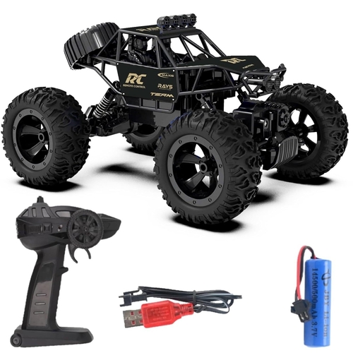 Remote Controlled Monster Like Model Sports Car and Remote Controlling