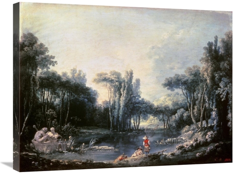 Global Gallery GCS-276820-30-142 30 in. Landscape with a Pond Art Prin