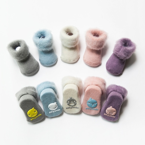 Winter Thick Baby Terry Socks Warm Newborn Cotton