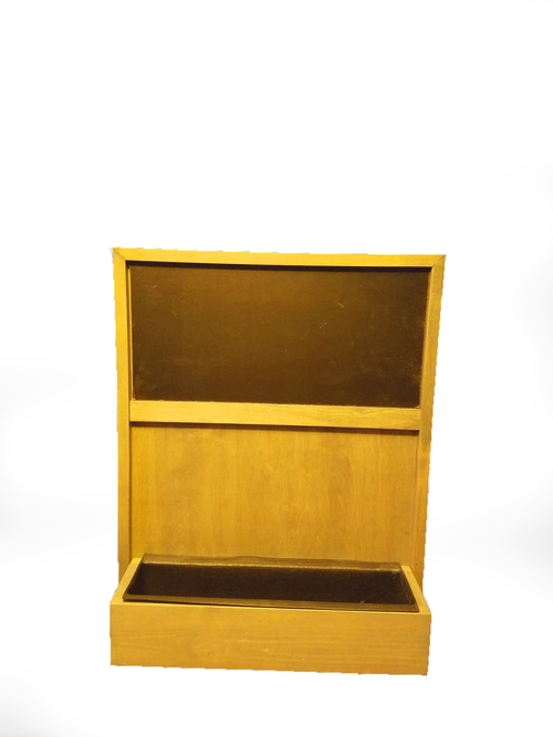 Grown by you WM19CB-W Wall Mounted Chalkboard Key Rack with Planting T