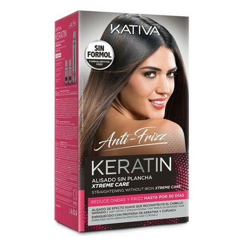 Hair Straightening Treatment Keratin Anti-frizz Xtrem Care Kativa (3