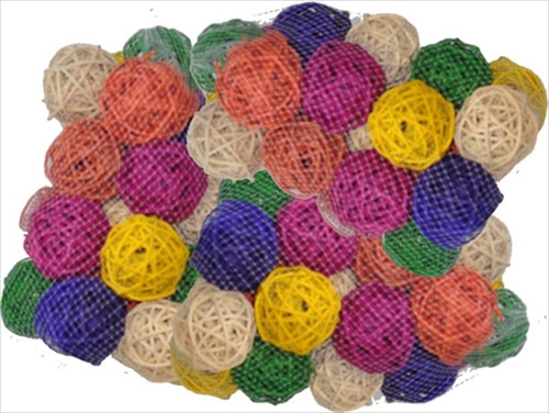 A&E Cage HB46584 Colored Vine Balls- 3 In. - 100 Pack