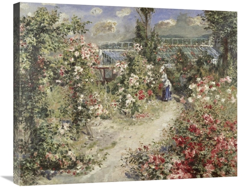 30 in. The Greenhouse Art Print - Pierre-Auguste Renoir