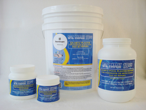 E-Z Products EZP-618 10 lbs Caribbean Blue Quartz Plaster Repair Fast 