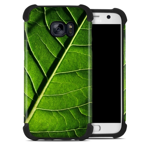 DecalGirl SGS7BC-GRNLEAF Samsung Galaxy S7 Bumper Case - Green Leaf