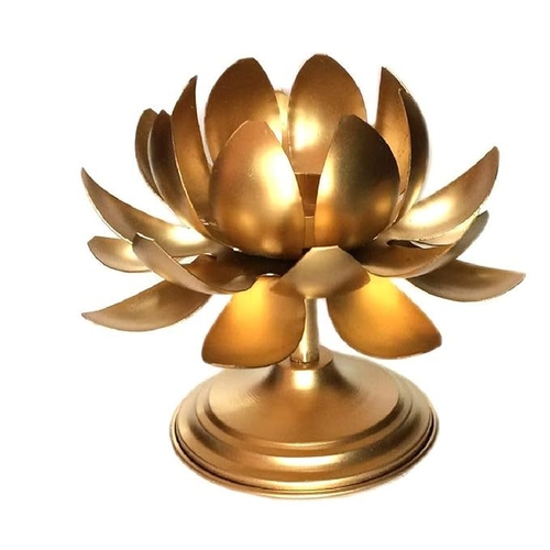 Lotus Shape Candle Stand with Tea Light Holder for Home/Office