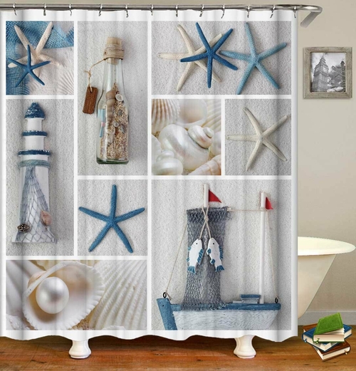 Coastal Beauty Shower Curtain