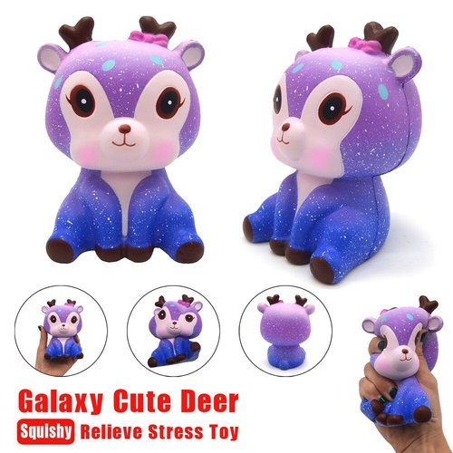 New 11cm Galaxy Cute Deer Cream Scented squishy