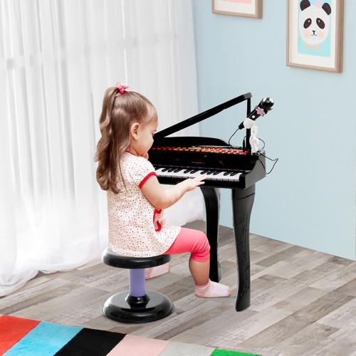 Qaba Mini Electronic Musical Piano 37 Key Keyboard Multifunction Kids