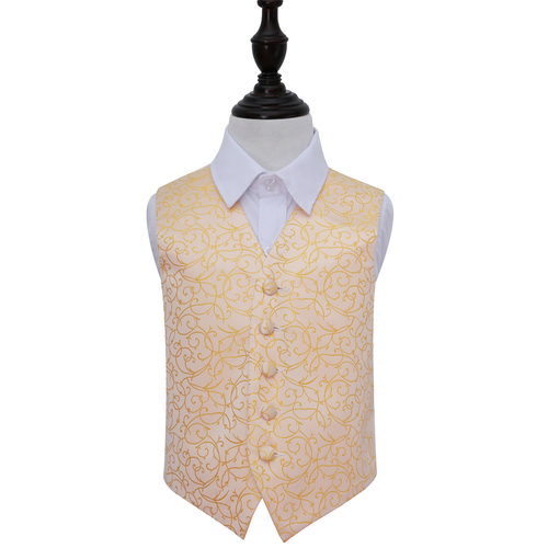 Swirl Waistcoat - Boys - Gold, 30'