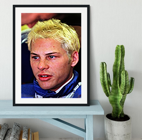 Jacques Villeneuve in 1997 Framed Print