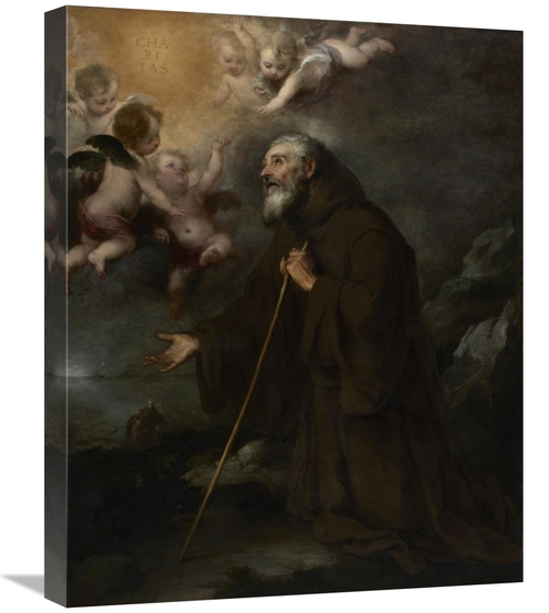 Global Gallery GCS-456099-2024-142 20 x 24 in. The Vision of Saint Fra