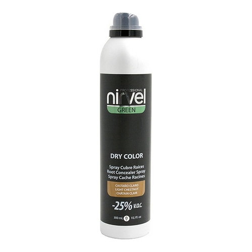 Cover Up Spray for Grey Hair Green Dry Color Nirvel Green Dry Light