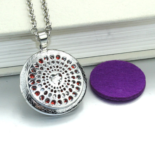 1pcs Round Aroma Diffuser Open Antique Lockets
