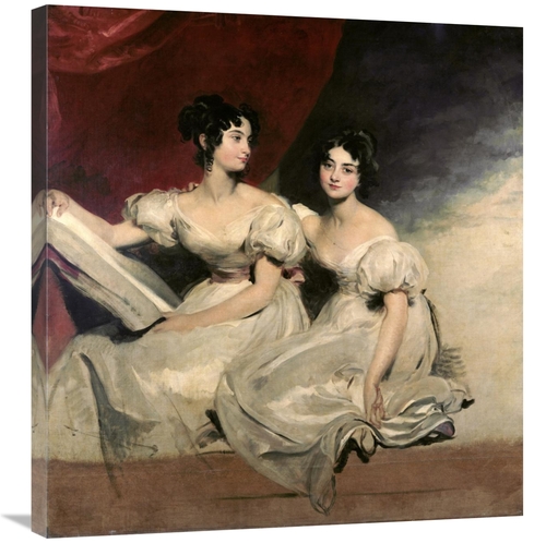 Global Gallery GCS-266732-30-142 30 in. A Double Portrait of the Fulle