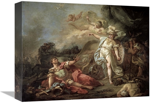 Global Gallery GCS-281948-16-142 16 in. Battle of Minerva Against Mars