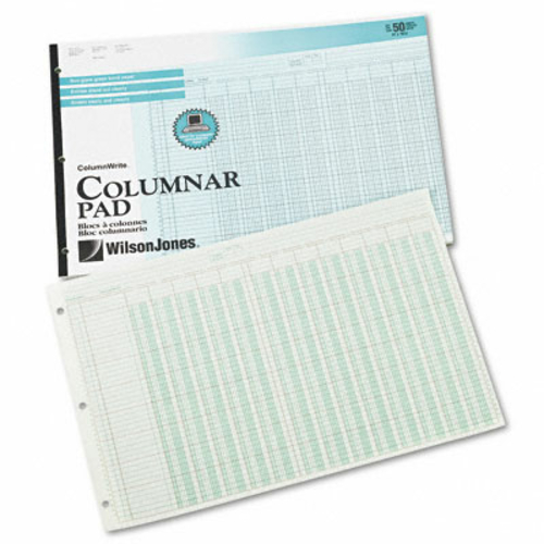 Wilson Jones G7213A Accounting Pad/13 8-Unit Columns  11 x 16 3/8  50-