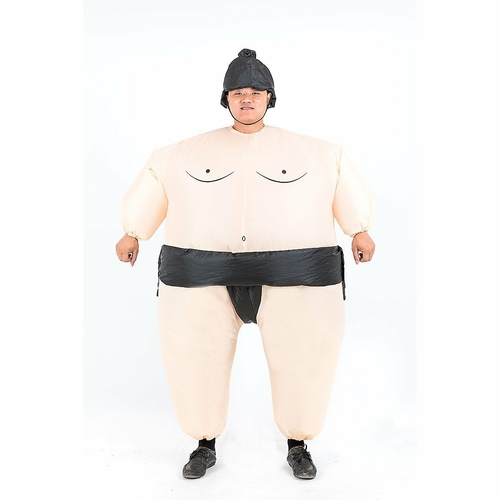 Sumo Fancy Dress Inflatable Suit -Fan Operated Costume