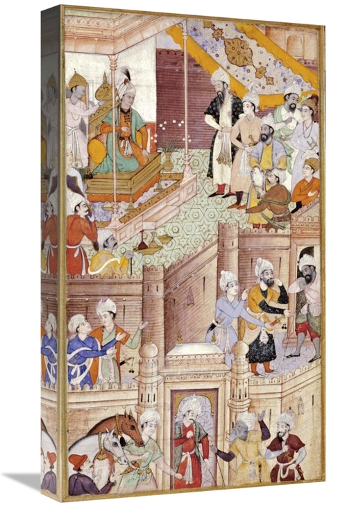 Global Gallery GCS-266654-22-142 22 in. Illustration to the Baburnama 