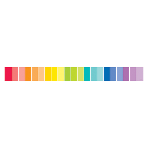 Rainbow Paint Chip Border - Pack of 6