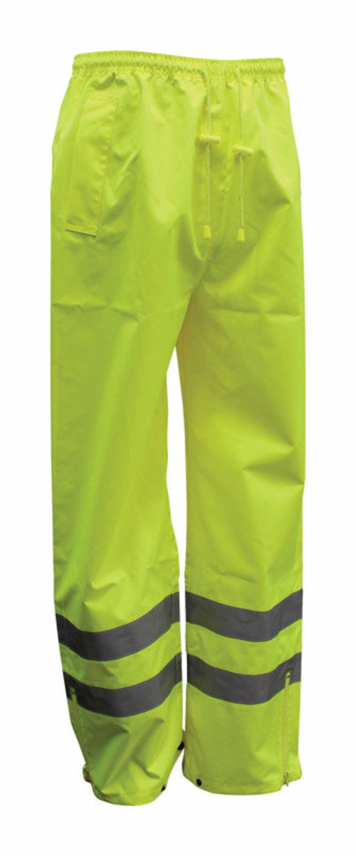 Boss 8008698 Hi-Vis Polyester Rain Unisex Poncho, Yellow - Extra L