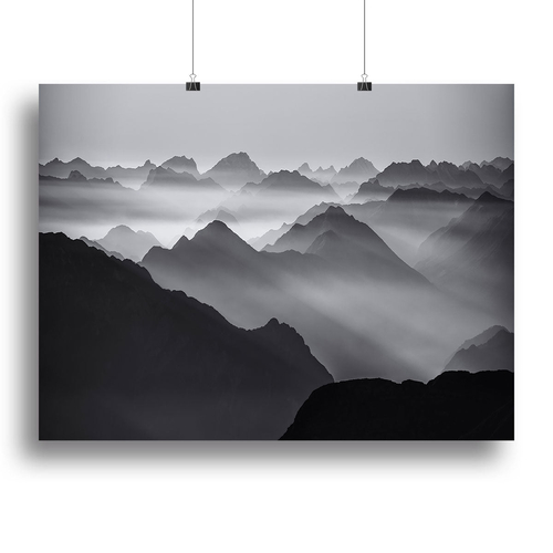 Mountain Layers Canvas Print or Poster