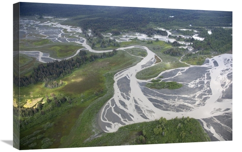 Global Gallery GCS-395438-2030-142 20 x 30 in. Kwik Stream in Taiga&#4