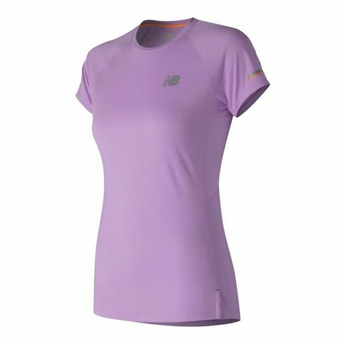 Women’s Short Sleeve T-Shirt ICE 2.0 WT81200VIG New Balance Purple