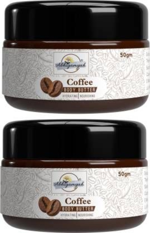 Coffee & Almonds Body Butter with Shea Butter for Deep Moisturization 