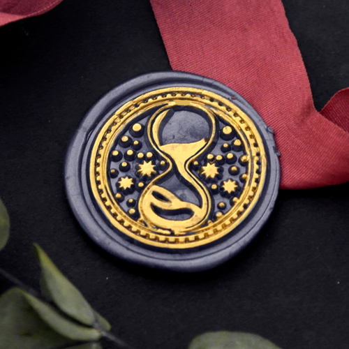 Hourglass Starry Sky Metal Stamp / Wedding Wax Seal Stamp