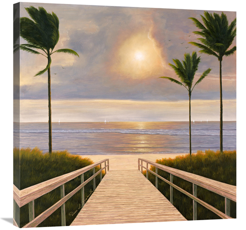 Global Gallery GCS-136088-3030-142 30 x 30 in. Palm Winds Art Print - 
