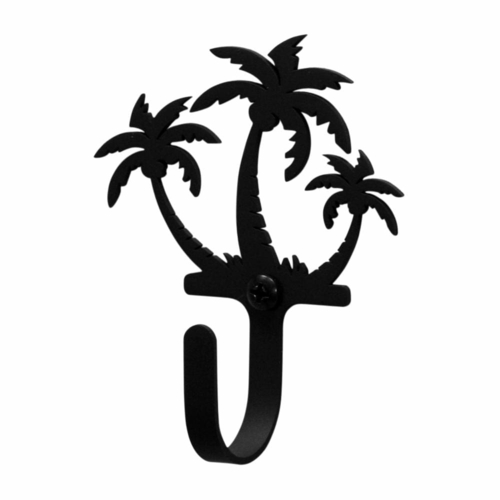 Wrought Iron Palm Trees Wall Hook Decorative Small