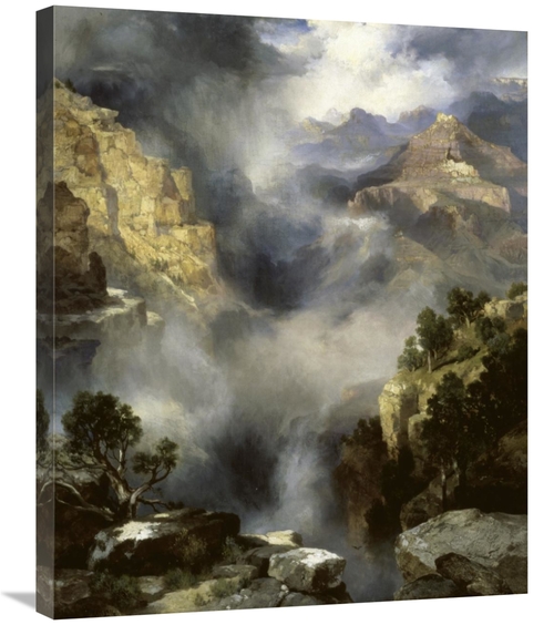 Global Gallery GCS-278769-30-142 30 in. Mist in the Canyon Art Print -