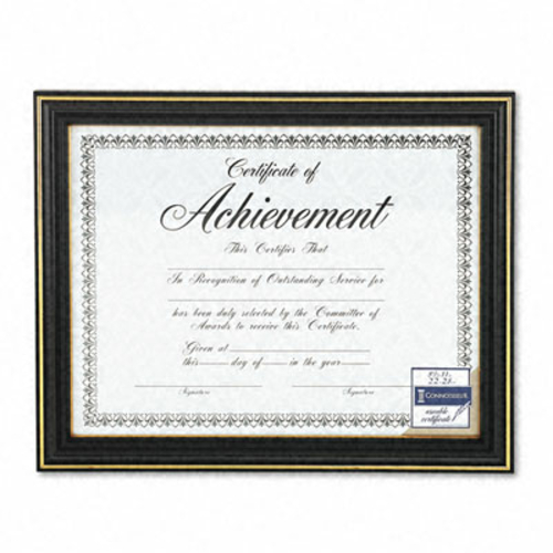Dax N2709N6T Gold-Trimmed Document Frame with Certificate  Wood  8-1/2