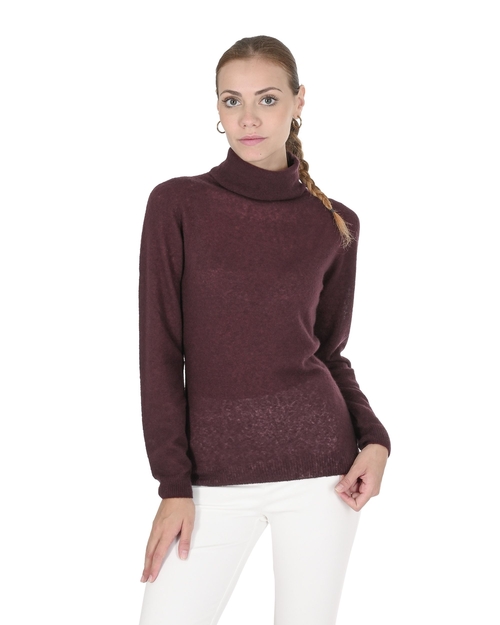 Crown of Edinburgh Cashmere Womens Turtleneck Sweater COE 0019