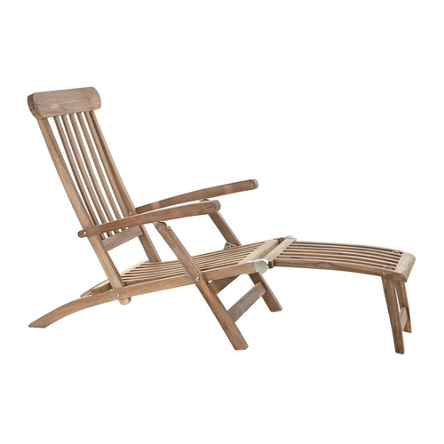 Sun-lounger DKD Home Decor Brown 60 x 177 x 80 cm Natural (60 x 177 x