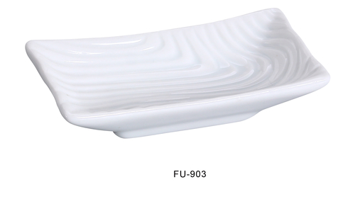 Yanco FU-903 Fuji 3.5" Square Sauce Dish