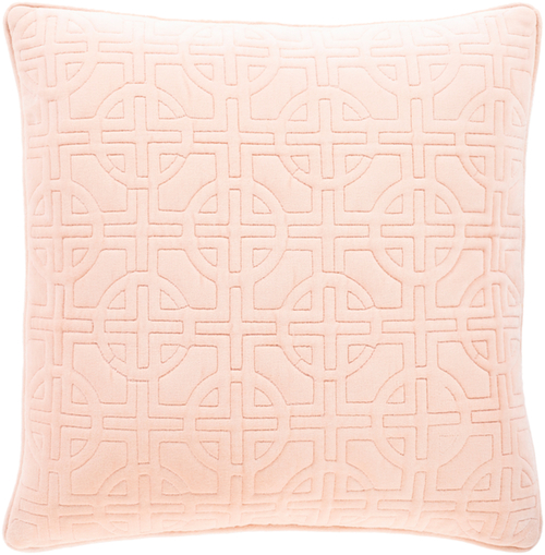 Surya QCV001-2222 22 x 22 in. Quilted Cotton Velvet Velvet Pillow Cove