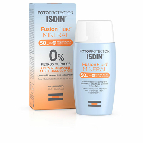 Facial Sun Cream Isdin Fotoprotector Fusion Fluid Mineral SPF 50+ 50