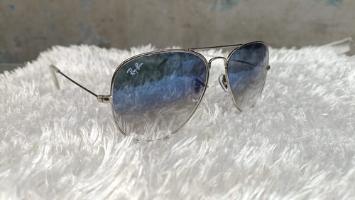 Uv Protection Ultra Lightweight Rectangular Polarized Sunglasses-Blue