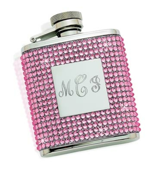 Creative Gifts International 021011 Pink Crystal Flask