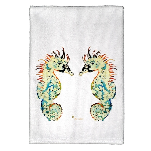 Betsy Drake KT388 Seahorses Kitchen Towel