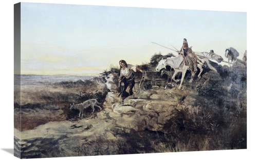 Global Gallery GCS-282791-30-142 30 in. Return From Hunt Art Print - C