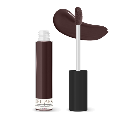 Ketiara Premium Full Coverage Big Brush Cherry On Top Liquid Lipstick