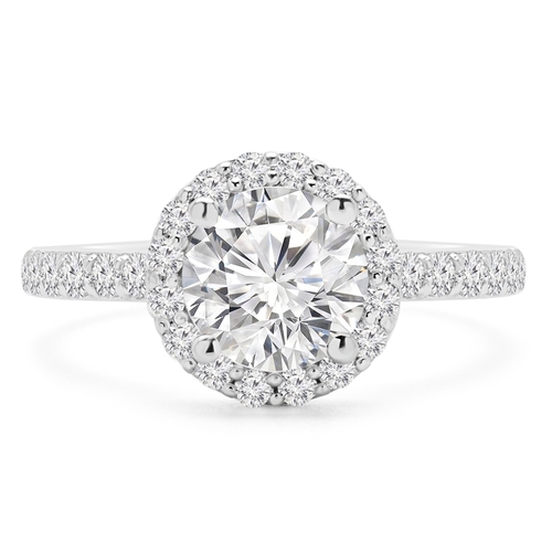 Majesty Diamonds MD190206-3.5 1.2 CTW Round Diamond Cathedral with Ope