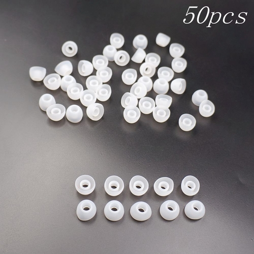 50pcs/lot White Replacement Earbud Tips Soft