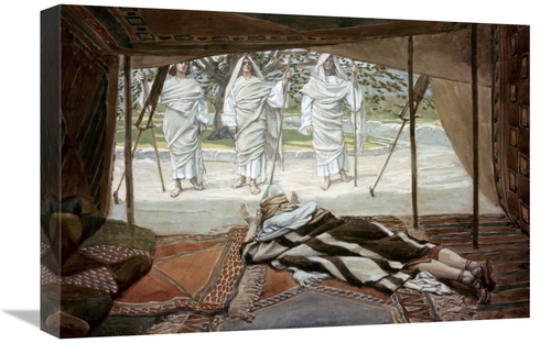 Global Gallery GCS-280192-22-142 22 in. Abraham & The Three Angels Art