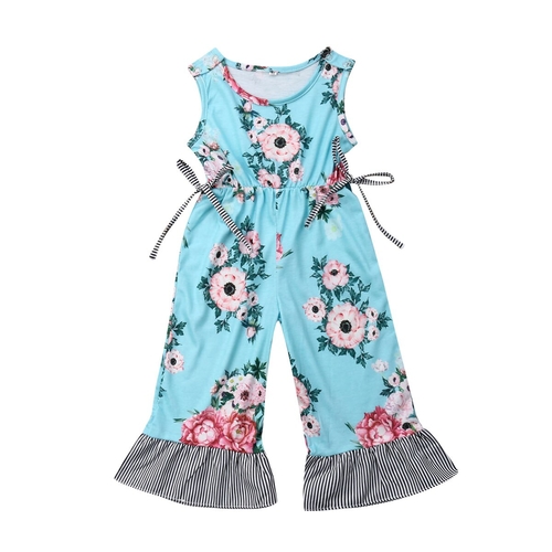 New Toddler Kids Baby Girl Sleeveless Floral